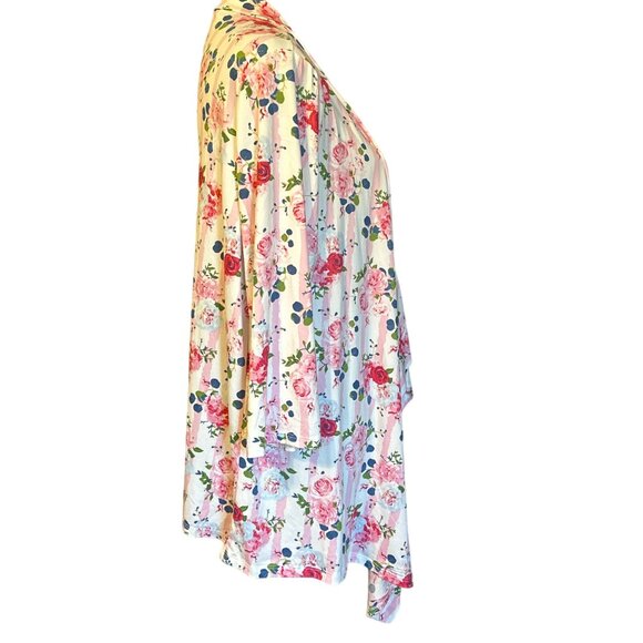 💖Floral Draped Cardigan Kimono By Doublju 2XL - Picture 3 of 7